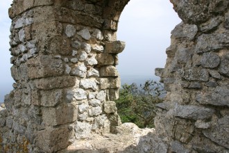 Kantara Burg am Rande der Karpaz-Halbinsel im Norden der Türkischen Republik Nord-Zypern