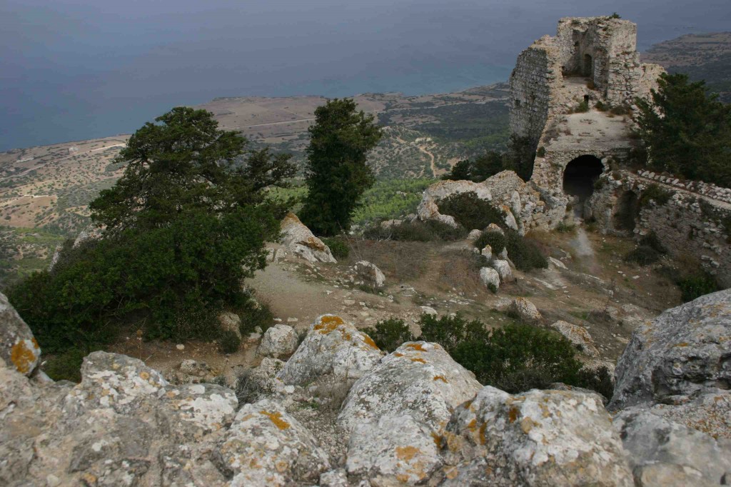 Kantara Burg am Rande der Halbinsel Karpaz im Norden der Türkischen Republik Nord-Zypern