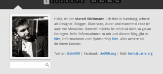 Screenshot von Startseite http://uarrr.org/ auf Foto zu sehen ist Marcel Wichmann, Admin der Seite uarrr.org