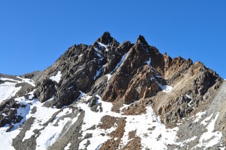 Vorderer und Hinterer Karlsspitz auf 3230 Meter und 3161 Meter über dem Meeresspiegel
