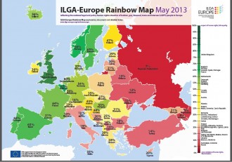 Ilga Rainbowmap, Minuspunkte für Russland:Martin Schulz, President of the European Parliament: “Mapping, monitoring and analysing homophobia is one of the best ways to expose it and fight it. The 2013 edition of the Annual Review of the Human Rights Situation of LGBTI People and the Rainbow Europe Map are two powerful instruments in this struggle. Members of the European Parliament will continue to use and support the good work of ILGA Europe in achieving a Europe free from prejudice and discrimination.”