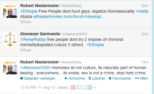 Ethiopia LGBTs under pressure: Fascism is crime, homosexuality is human right