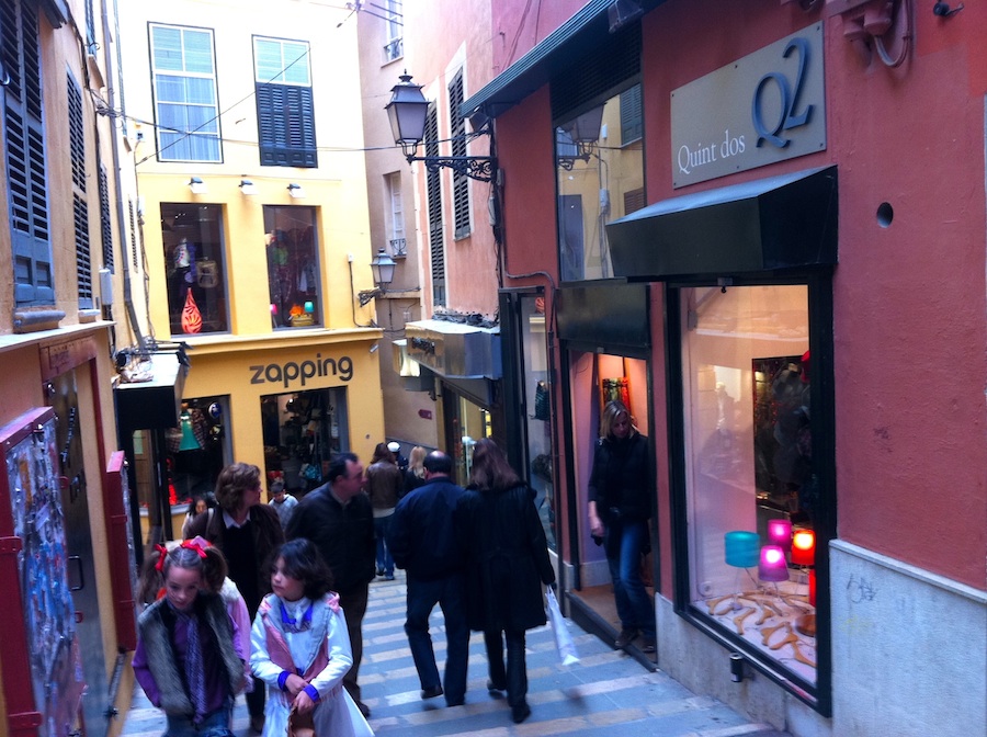 Calle Quint in Palmas modischen Hotspot 