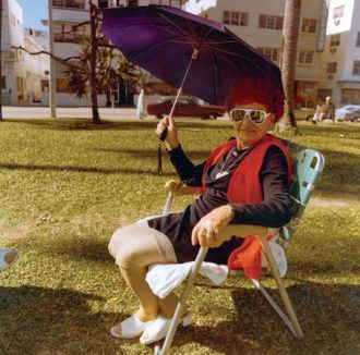 Sonnen- statt Regenschirm in Miami Beach, Florida, USA, Foto: Andy Sweet