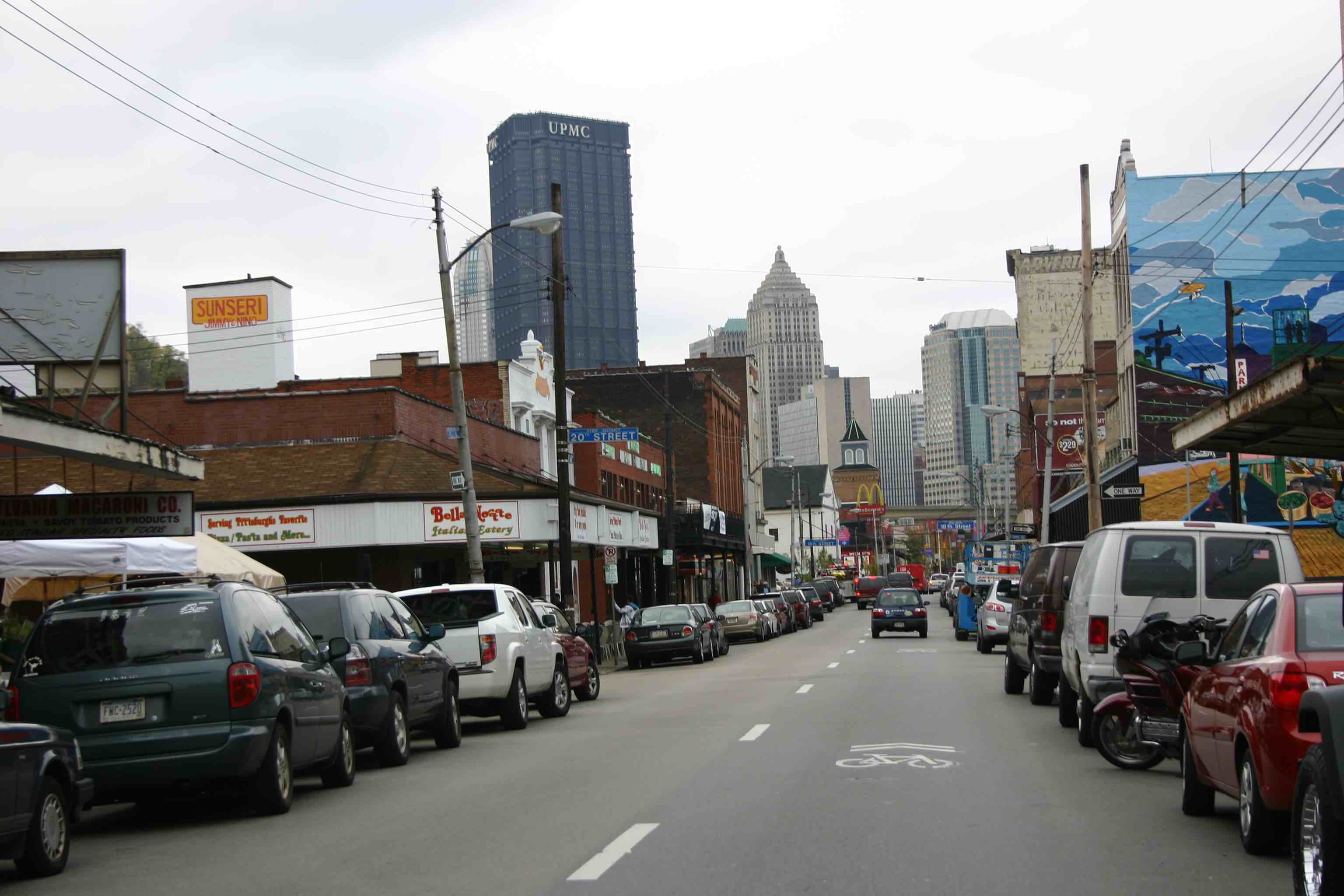 Strip-District in Pittsburgh, Pennsylvania, USA