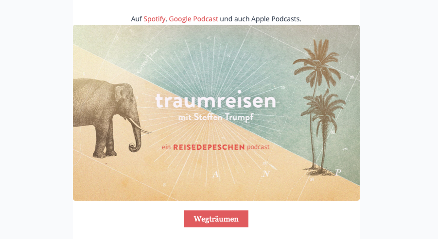 Wir lauschen den Podcast Traumreisen