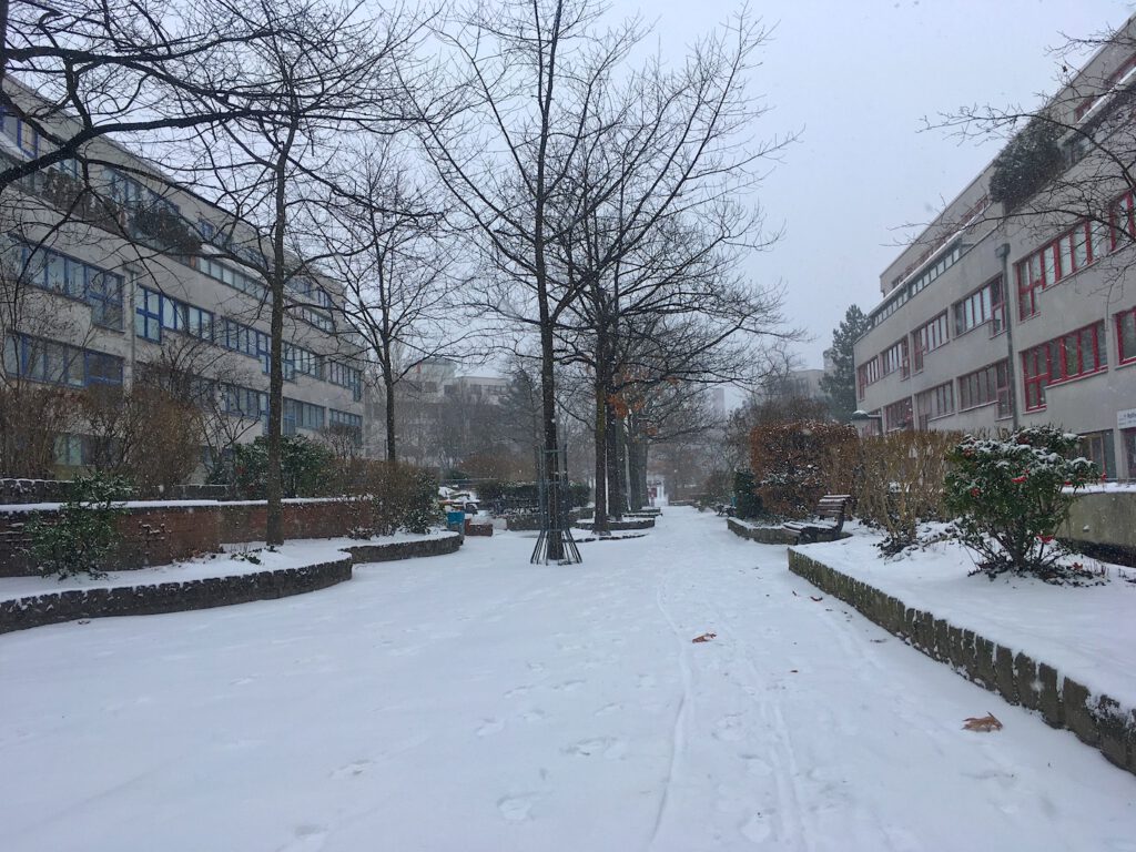 Neukölln: Rollberg im Schnee 2021